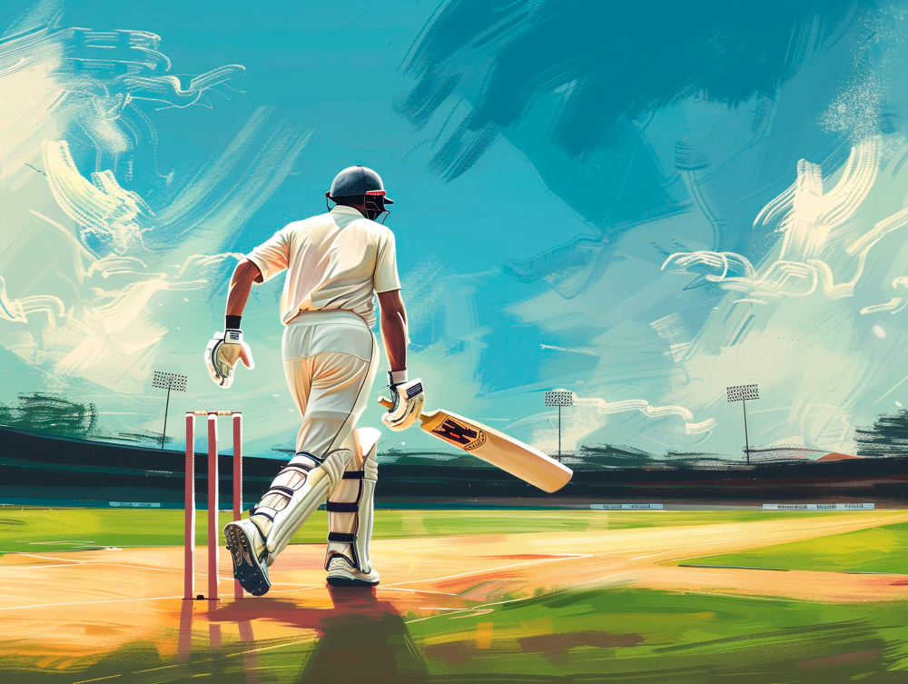 Cricket patterns illustration